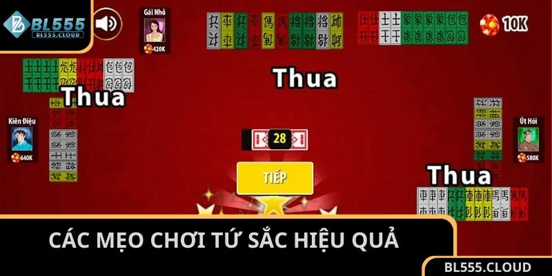 Cập nhật các mẹo chơi Tứ Sắc hiệu quả cho người mới của BL555